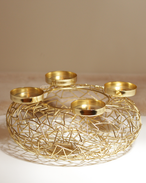 Adventskranz · EDZARD · gold
